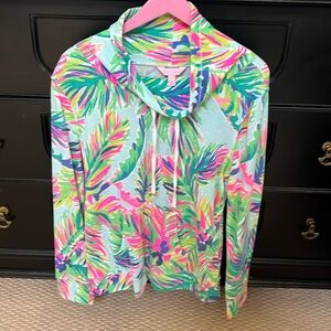 Lilly Pulitzer tropical print pullover